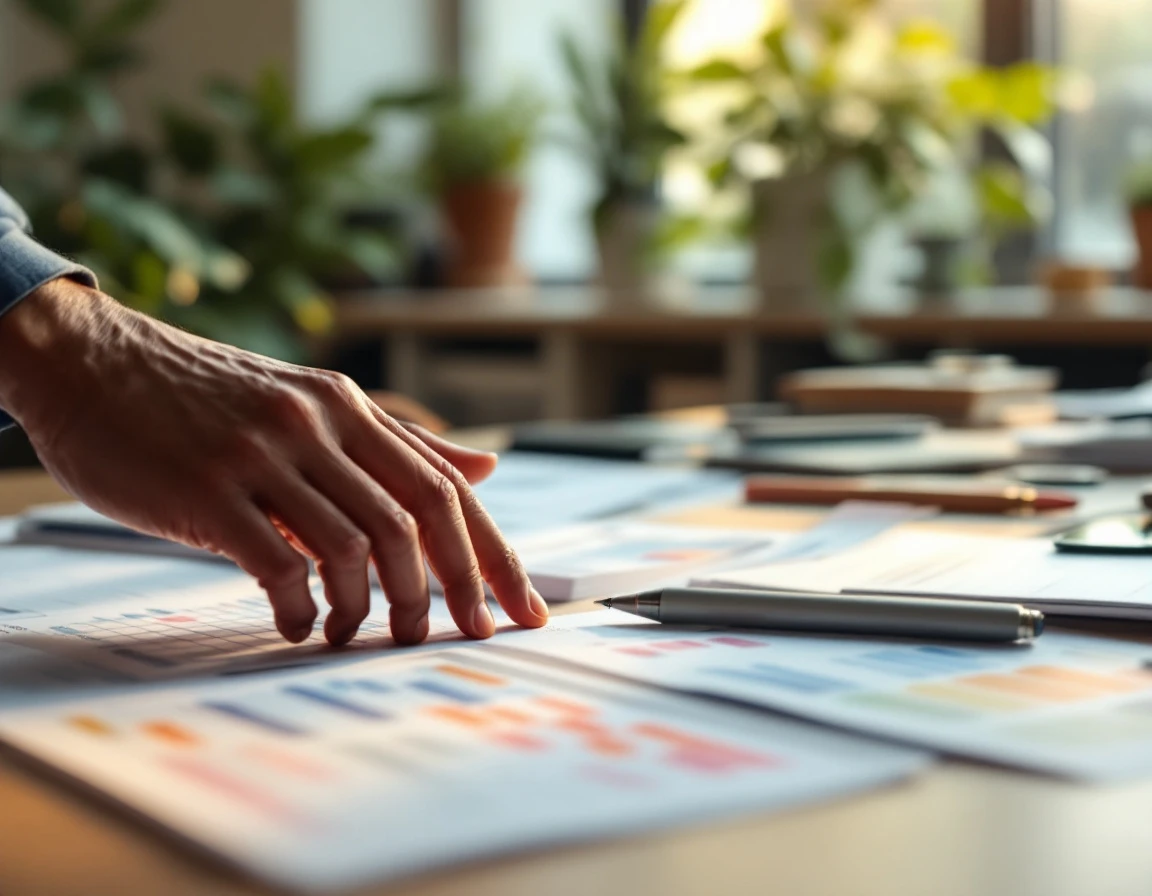 Workspace with scheduling materials and planning tools for retail workforce management